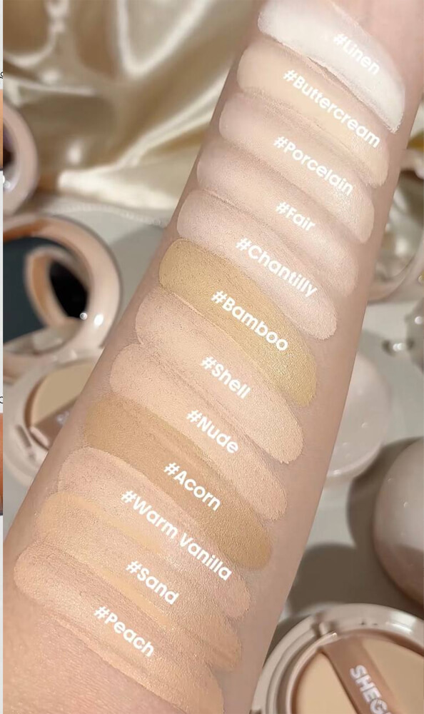  کوشن فونداسیون لانگ لاستینگ شیگلم SHEGLAM Lock & Go Long‑Lasting Cushion Foundation 